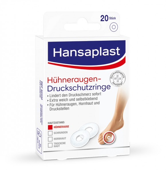Hansaplast Hühneraugen-Pflaster und Druckschutzring